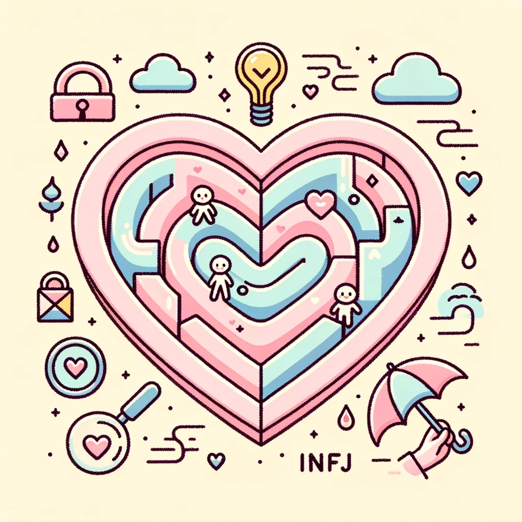 INFJのイラスト